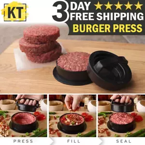 Stuffed Burger Press Kit Hamburger Patty Non Stick Molds Maker Tool Sliders BBQ - Picture 1 of 13