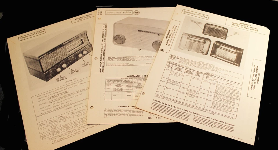 Sams Photofacts Technical Manuals (You Choose Model)  See Description Below B-4 - Image 1 of 1