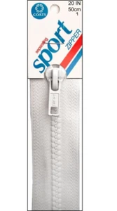 Coats and Clark ~ (F43-20-1) - Polyester Sport Zipper - 20" - Picture 1 of 1