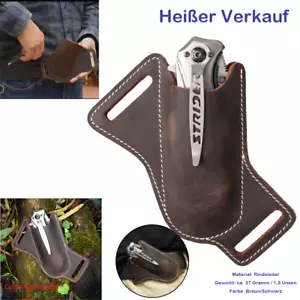Messerholster Messertasche, Messeretui Taschenmesser/Messerscheide Leder Tasche_ - Bild 1 von 10