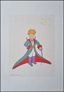 SAINT-EXUPERY * DER KLEINE PRINZ IM KOSTÜM  * Lithographie + Zertifikat* limited - Picture 1 of 9