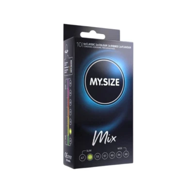 My Size Small mixed condoms 49mm Width * Thin Close feel Snug fit* BOX of 10 PCS - Image 1 of 4