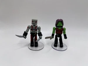 MINIMATES MARVEL-GUARDIANS OF THE GALAXY DRAX THE DESTROYER & GAMORA - Picture 1 of 2