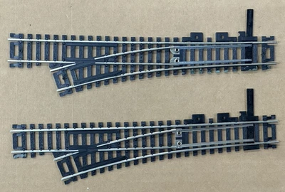 2 ATLAS L/H HO SCALE NICKEL SILVER MANUAL SNAP A TURNOUTS -$6 SHIP - Image 1 of 2