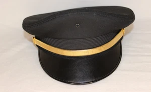 Premier Hat Co. Pilot Fliegermütze Größe 7 1/4 schwarz & gold hergestellt in den USA  - Bild 1 von 6