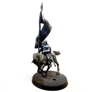 Rohan Rider Banner - metal - Undercoated - Lord of the Rings - GW LOTR miniature - Picture 1 of 3