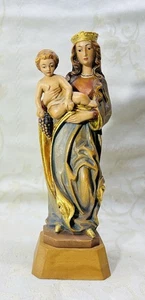 ANRI VIERGE MARIE MADONNA SCULPTURE STATUE BOIS SCULPTE MAIN FORET NOIR TYROL - Bild 1 von 7