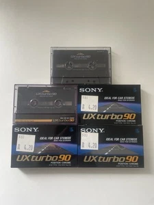 5 cassettes audio Sony UX Turbo 90 - bandes - emballage d'origine/occasion - neuves et d'occasion - Photo 1/6