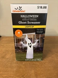 Halloween Airblown Inflatables 4FT Blow Up Ghost Screamer NIB - Picture 1 of 1