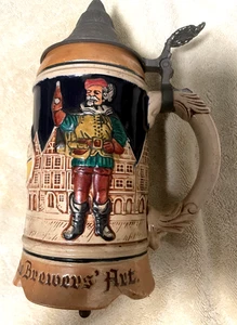 Falstaff Vintage German Musical Beer Stein / Krug - Bild 1 von 6