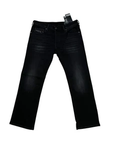 Jeans Diesel Para Hombres Zatiny Slim Bootcut RB064 Negro $195 Talla 33/30 - Imagen 1 de 7