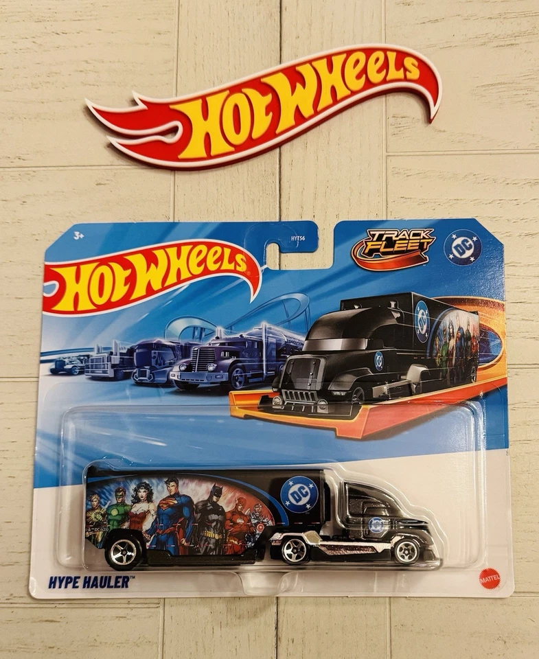 Semirremolque Hot Wheels Track Fleet DC Super Heroes Hype Hauler Batman/Superman  Foto 1 de 1