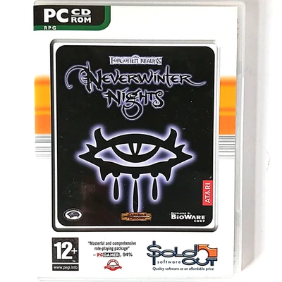 Neverwinter Nights (PC CD-ROM, 2002 Infogrames) 'Sold Out' Reissue - Image 1 of 3