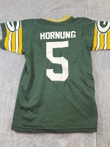 Vintage Green Bay Packers Paul Hornung #5 Jersey Medium Sand-Knit Pro Action USA - Picture 1 of 6
