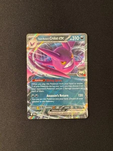 Team Rocket's Crobat ex 122/182 Sv10: Destined Rivals Holo - Imagen 1 de 2