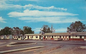 Vintage O.K. Court Motel Postcard Bonnieville Kentucky 1969 - Picture 1 of 2