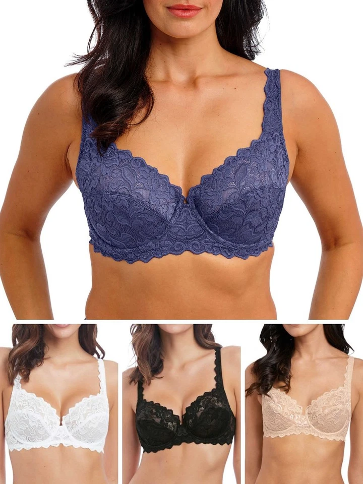 Wacoal Eglantine Bra Classic Underwired Balcony Non Padded Bras Lingerie - Image 1 of 1
