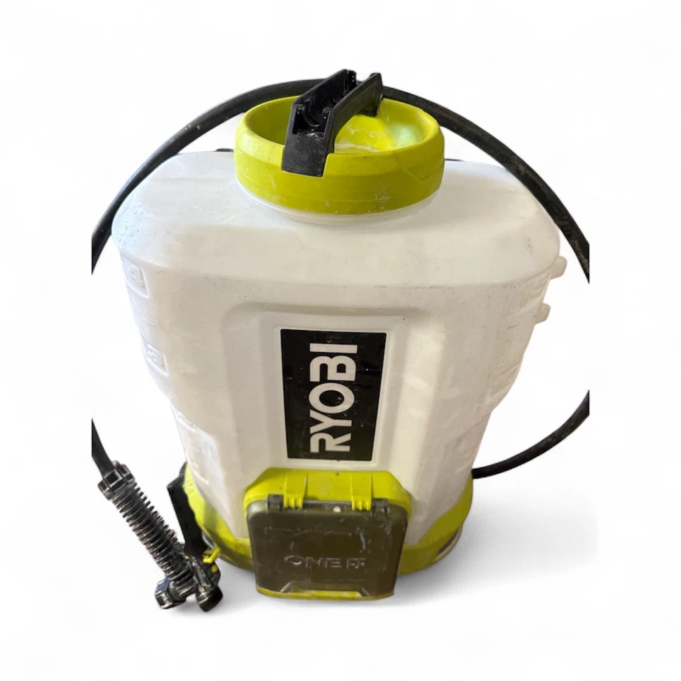 Rociador químico mochila inalámbrica Ryobi One+ 40V voltios 4 galones *solo piezas* Foto 1 de 4