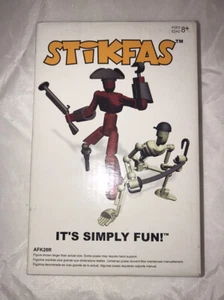 Kit de figuras de acción masculinas Stikfas Alpha pirata con esqueleto Hasbro nuevo sellado RARO - Imagen 1 de 8