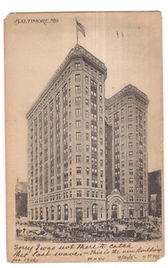 B & O Railroad Co.General Offices B&W Baltimore MD Maryland UDB Postcard UB 1905 - Picture 1 of 2