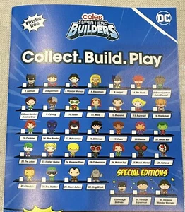 Coles DC Super Hero Builders Collectables/Figures - Choose your Own Characters - Picture 1 of 45