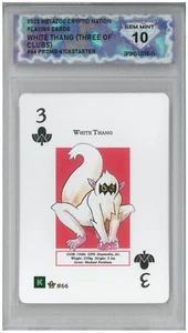 2022 Metazoo Cryptid Nation WHITE THANG #66 Kickstarter Promo 💎 DSG 10 Gem Mint - Bild 1 von 2