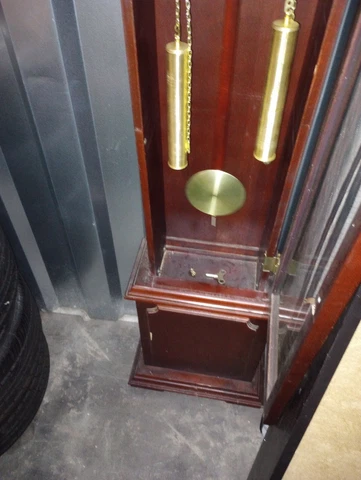 Kassel 31 Day Wind Up Clock Carriage w/ Key Works Just Needs Some Adjustments Cover