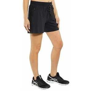 Pacific Trail Women's Pull On Cozy Shorts Elastic Waist Zipped Pocket - Picture 1 of 36