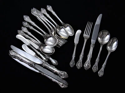 ❤️ CUCHILLO TENEDOR CUCHARA KING EDWARD GORHAM 5pC JUEGO DE TAMAÑO DE LUGAR PRECIO POR JUEGO DE 5pC Foto 1 de 4