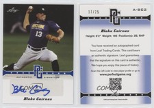 2013 Leaf Perfect Game Showcase Auto Blue /25 Blake Cairnes #A-BC2 Auto