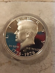 1976-S 50C Silver Kennedy Half Dollar Proof - Foto 1 di 6