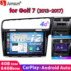 For Vw Golf 13-17 Wireless Carplay Stereo Radio Android12 Player Gps Am 10" 4+64