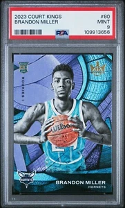 Brandon Miller - 2023-24 Court Kings Rookie RC #80 PSA 9 COME NUOVO - Foto 1 di 2