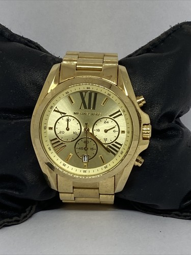Orologio Michael Kors Bradshaw MK5605 Unisex Acciaio Oro Quadrante Analogico UC531