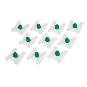 10PCS For  SHORT STEM DOOR TRIM CLIPS BUMPSTRIP STRIP MOULDING - Picture 1 of 12