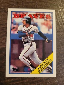 Rafael Ramirez #379 1988 Topps Baseball Card LP Braves - Picture 1 of 2