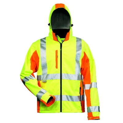 Elysee Softshell Funktions Outdoor Regen Jacke Warnschutz gelb Gr. M XXXL NEU - Bild 1 von 2