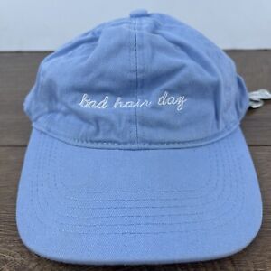 Bad Hair Day Hat Bad Hair Blue Hat Adjustable Adult Size Hat Cap
