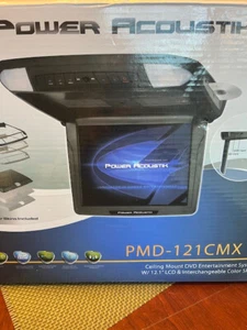 Power Acoustik PMD-121CMX 12.1-Inch Overhead Monitor w/ Built-in DVD Player *NEW - Picture 1 of 19