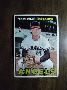 TOM EGAN 1967 TOPPS BASEBALL #147 gd free shipping 