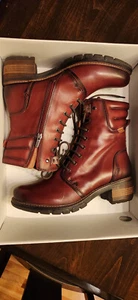 Women Pikolinos San Sebastian Lace Up Casual Leather Boots NEW - Picture 1 of 10