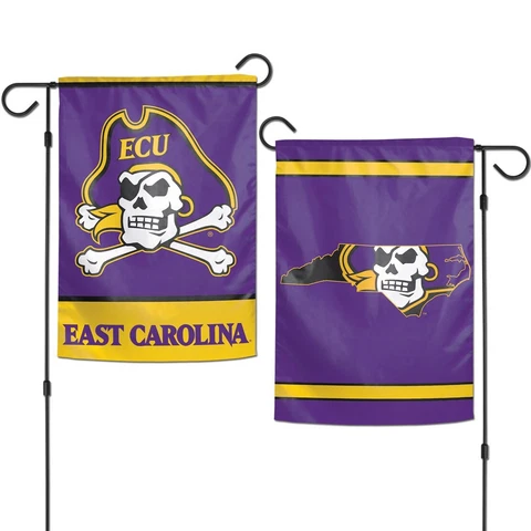 East Carolina Pirates NCAA Wincraft Double Sided 12x18 Garden Flag Cover