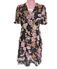New look size 8 dress fit and flare with belt vgc