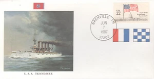EE. UU. Tennessee - gran información histórica en la parte posterior - Imagen 1 de 2