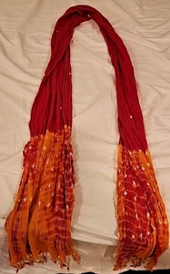 Women's Orange Scarf - Picture 1 of 3
