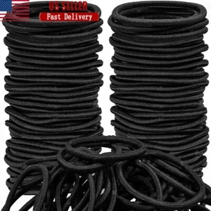 30pcs Hair Ties Thick Curly Hair Elastic Bands Ponytail Holders Women Men New - Picture 1 of 8