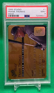 1995 Studio Gold Frank Thomas #1 PSA 9 - White Sox