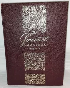 VTG The Gourmet Cookbook Vol 1 HC Leather Gourmet The Magazine of GoodLiving '71 - Picture 1 of 12