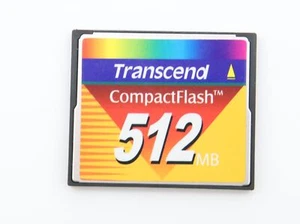 Transcend 512MB Sandisk Compactflash Cf Card - Picture 1 of 1