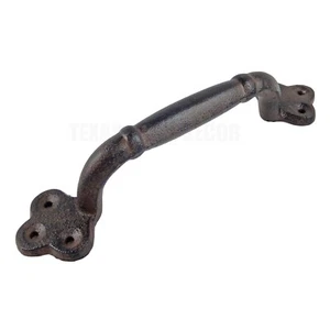 Large Cast Iron Door Handle Rustic Heavy Duty Garden Gate Shed Barn Pull 9 inch - Picture 1 of 6